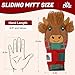 Big Crazy Baseball Sliding Mitt Youth and Adult, Drippy Drip Accessory, Flexible Breathable Durable, Funny Design Youth Cow