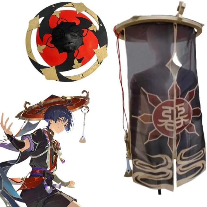 りん] 原神 放浪者 スカラマシュ コスプレ 道具 帽子 散兵 同型 笠 国