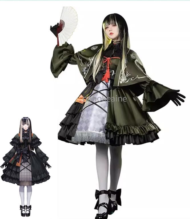 Amazon.co.jp: バーチャルYouTuber VTuber 儒烏風亭らでん 羽織付き風