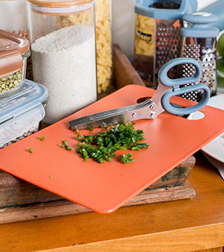 Tesoura de Cozinha para Temperos Azul - Oikos