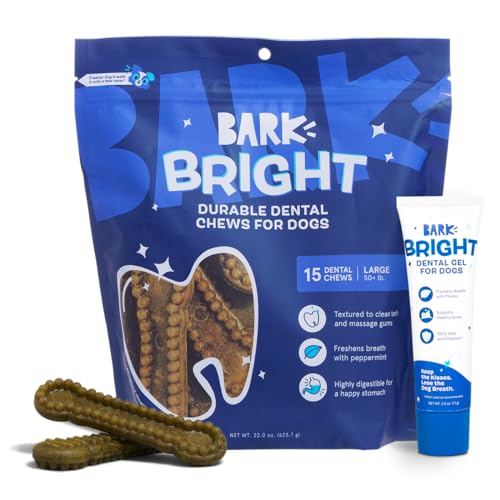 Bark-Bright-Durable-Dental-Chews-Kit-Dog-Tooth-Brushing-Treatment-with-Teeth-Cleaning-Chew-Sticks-Toothpaste-Plaque-Tartar-Remover-for-Cleaner-Teeth-Fresh-Breath-Large-Breeds-15-Chews - Cucciolini Doodles   Bark-Bright-Durable-Dental-Chews-Kit-Dog-Tooth-Brushing-Treatment-with-Teeth-Cleaning-Chew-Sticks-Toothpaste-Plaque-Tartar-Remover-for-Cleaner-Teeth-Fresh-Breath-Large-Breeds-15-Chews