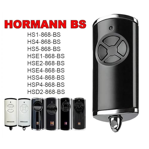 868,3 BS MHz Garagentoröffner, Garagentor-Fernbedienung kompatibel mit Hörmann HSM4 HSE2 HS1 HS4 HSZ1 HSZ2, Handsender