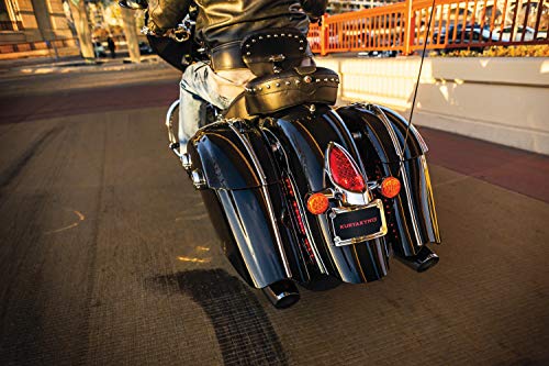 Accesorio Kuryakyn 5670 para motos, embellecedor de alforjas cromo miniatura 3