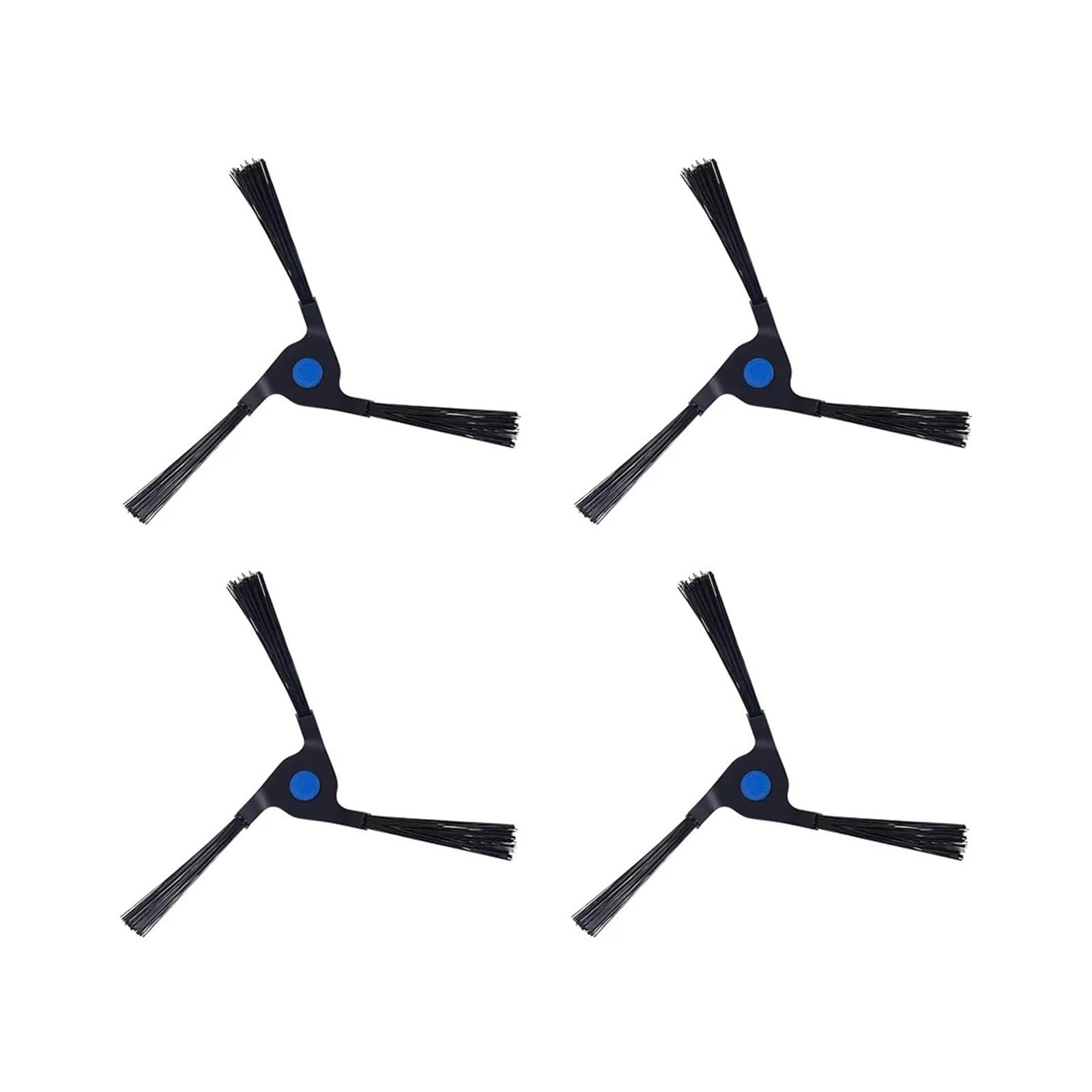 Zbcjdiunbx 4Pcs Black Side Brush，Compatible For Deebot，X2 X2pro X2 Ommi