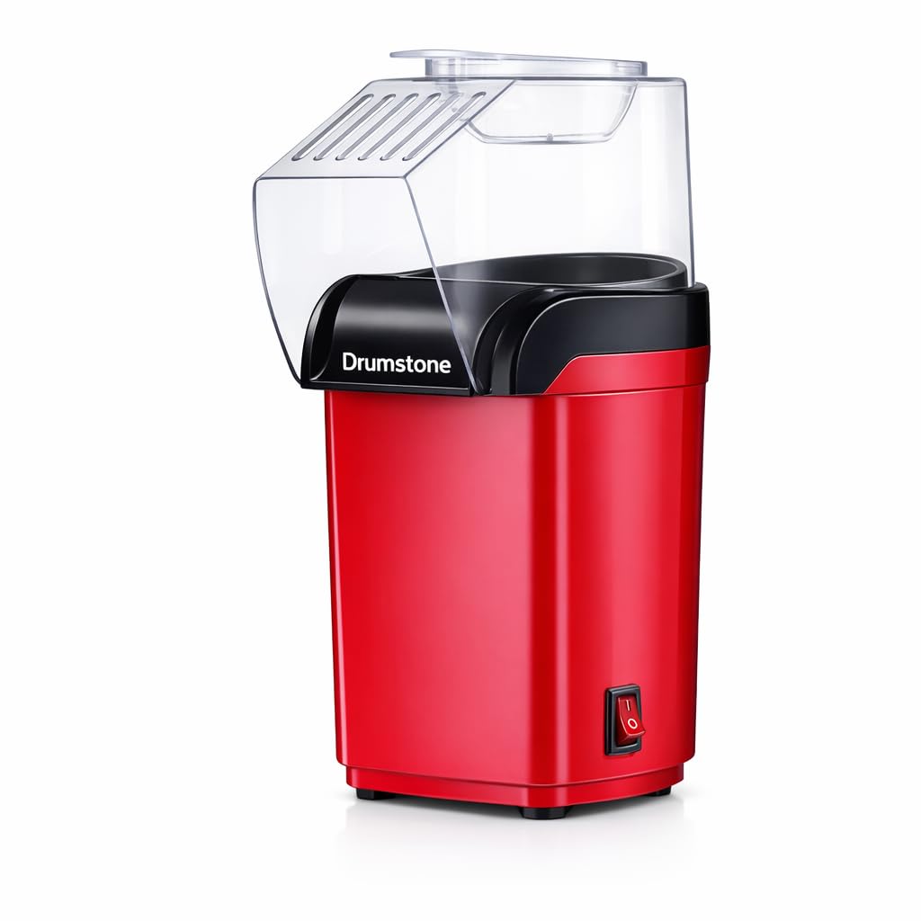 Drumstone Electric Pop Maker for Fresh Homemade Popcorn, Compact with Non-Stick Heating Surface, Easy Operation, Lightweight Design, Quick Popcorn Preparation for Kitchen, Office and Gatherings-picture-38