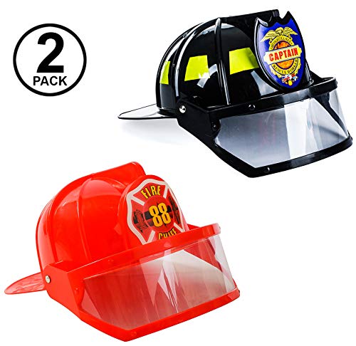 Tigerdoe Fireman Hat - Firefighter Hat & Fire Chief Hat - Fireman Costume Accessories - 2 Pack Firem - //coolthings.us