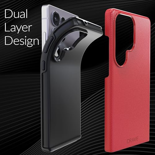 Image of Crave Dual Guard for Samsung Galaxy S25 Ultra Case - Red