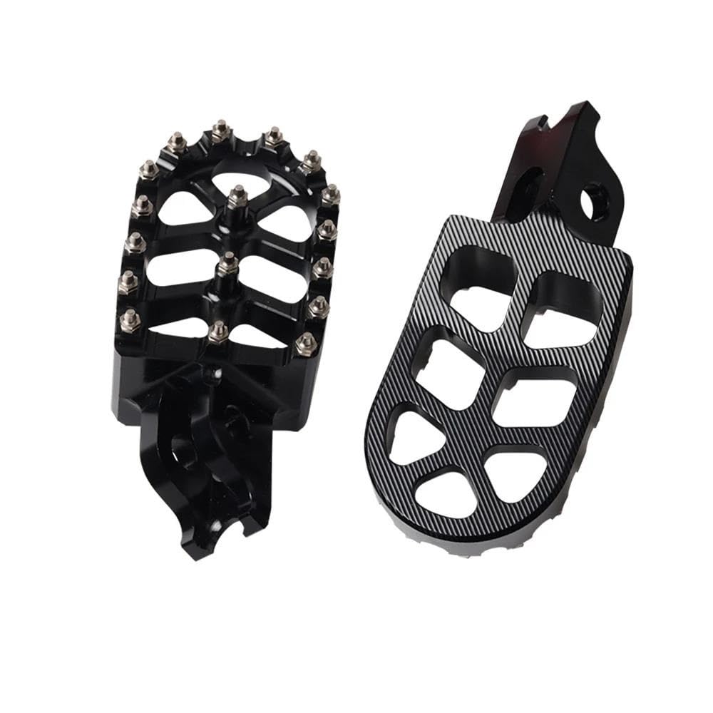 Pédales Tout-Terrain Antidérapantes pour Honda CRF300L et CR250 Gâchette Noir