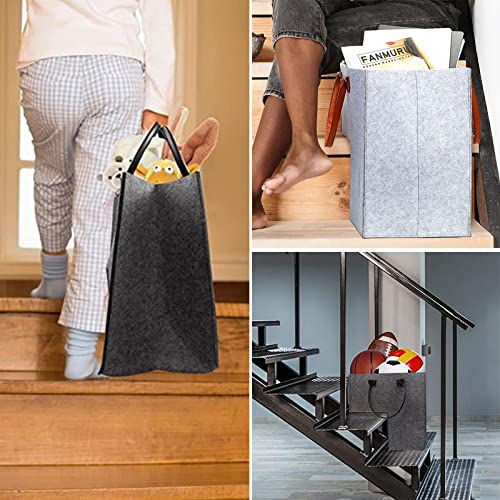 Staircase Organiser Basket,Stair Baskets for Carpeted and Wooden Stairs