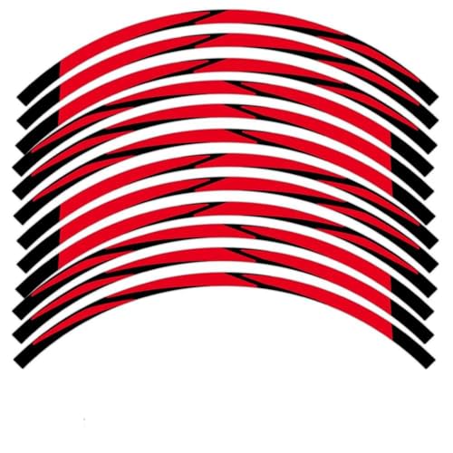 Radaufkleber Für Y&amaha Für MT-09 Motorrad Reflektierende Rad Aufkleber Felge Streifen Band Aufkleber Wasserdicht(Style 2)