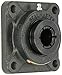 Sealmaster MSF-35TC CXU Medium Duty Flange Unit, 4 Bolt, Regreasable, Noise Tested AC Housing Fit, Contact Seals, Skwezloc Collar, Cast Iron Housing, 2-3/16" Bore, 6-7/8" Overall Length, 5-5/8" Bolt Hole Spacing Width, 13/16" Flange Height, ?2 Degrees Misalignment Angle