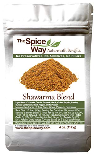 The Spice Way - Shawarma Blend Recipe Inside (meat and poultry rub/meat and poultry spice)- 4 oz