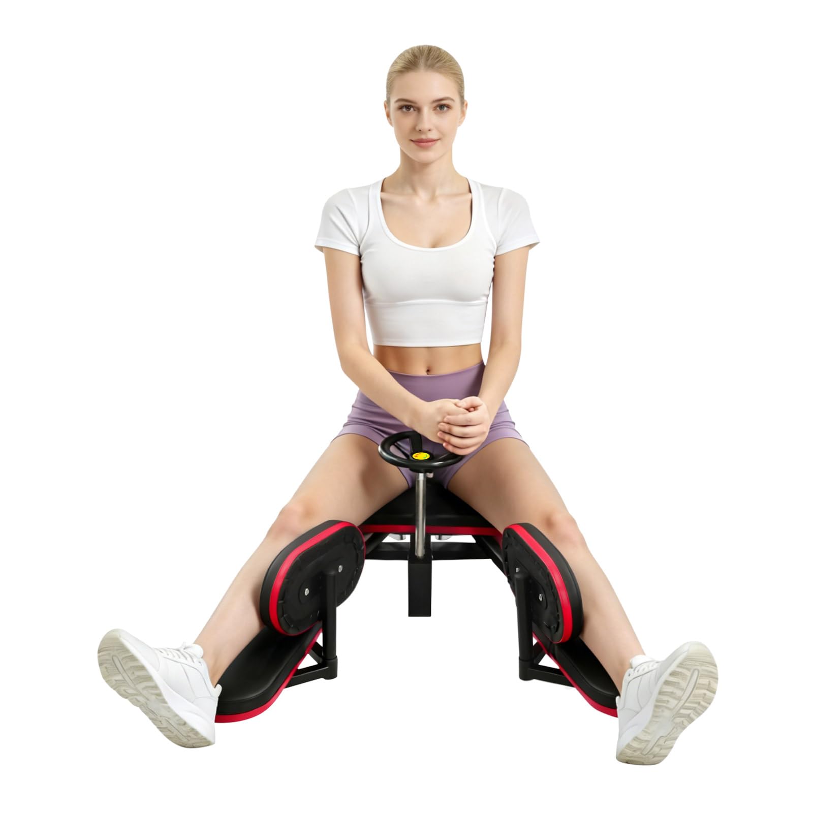 Prasa do nóg, trenażer ud, do jogi, baletu i fitnessu | Rozciągnik do nóg, regulowany kąt rozciągania 180°, stabilna konstrukcja do 120 kg, urządzenie do rozciągania nóg dla