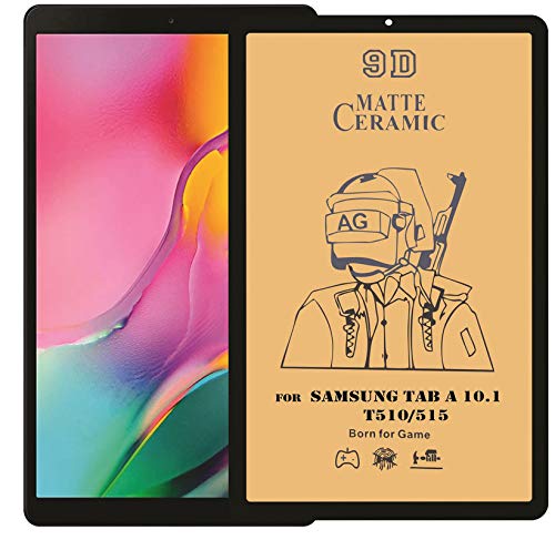 Glaxx Premium Matte Finish Screen Protector for Samsung Galaxy Tab A 10.1 inch T510/T515 with Easy Installation Kit (Black)