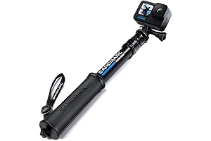SANDMARC Pole - Compact Edition: 10-25" Waterproof Selfie Stick for GoPro Hero 5