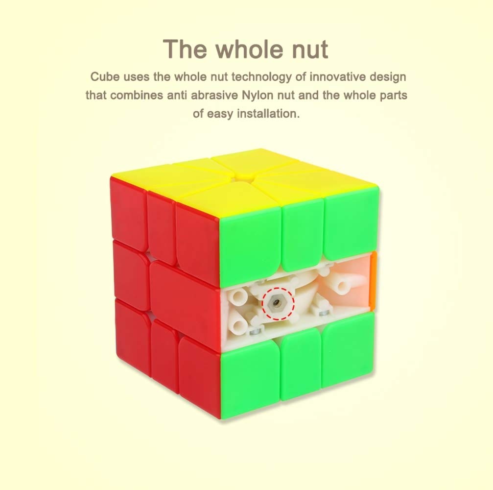 Oostifun OJIN YuXin Little Magic SQ1 Cube Square-1 Cube Smoothly Fast Twist Puzzle Rompicapo Cubo con un cubo treppiede (Senza Adesivo)