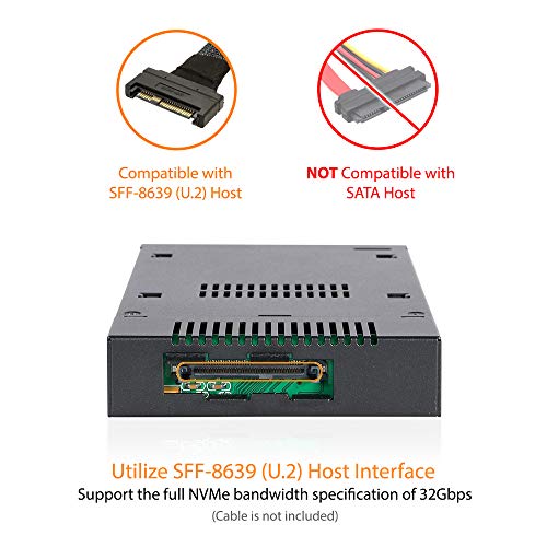 ICY DOCK Rack Móvil ToughArmor MB601VK-1B 2.5” U.2 NVMe SSD miniatura 5