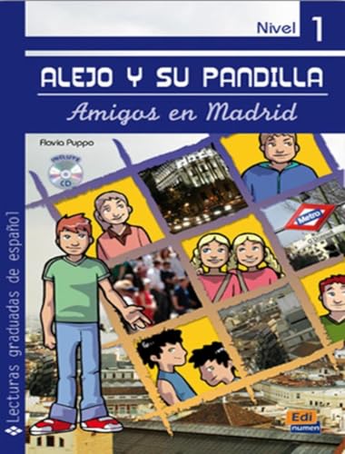 Alejo y su pandilla nivel 1 – en madrid – libro + cd: