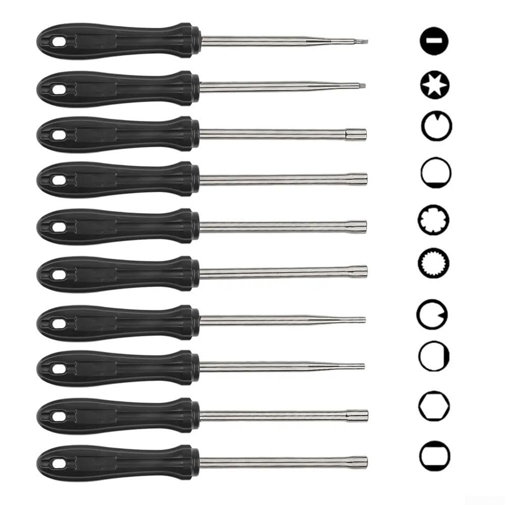 Kit de réglage de carburateur 10 outils pour carburateurs cannelés de différentes marques pour 2 carburateurs à cycle régulier Tunin