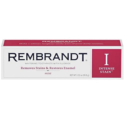 Rembrandt Intense Pasta de dientes blanqueadora menta 352 onzas