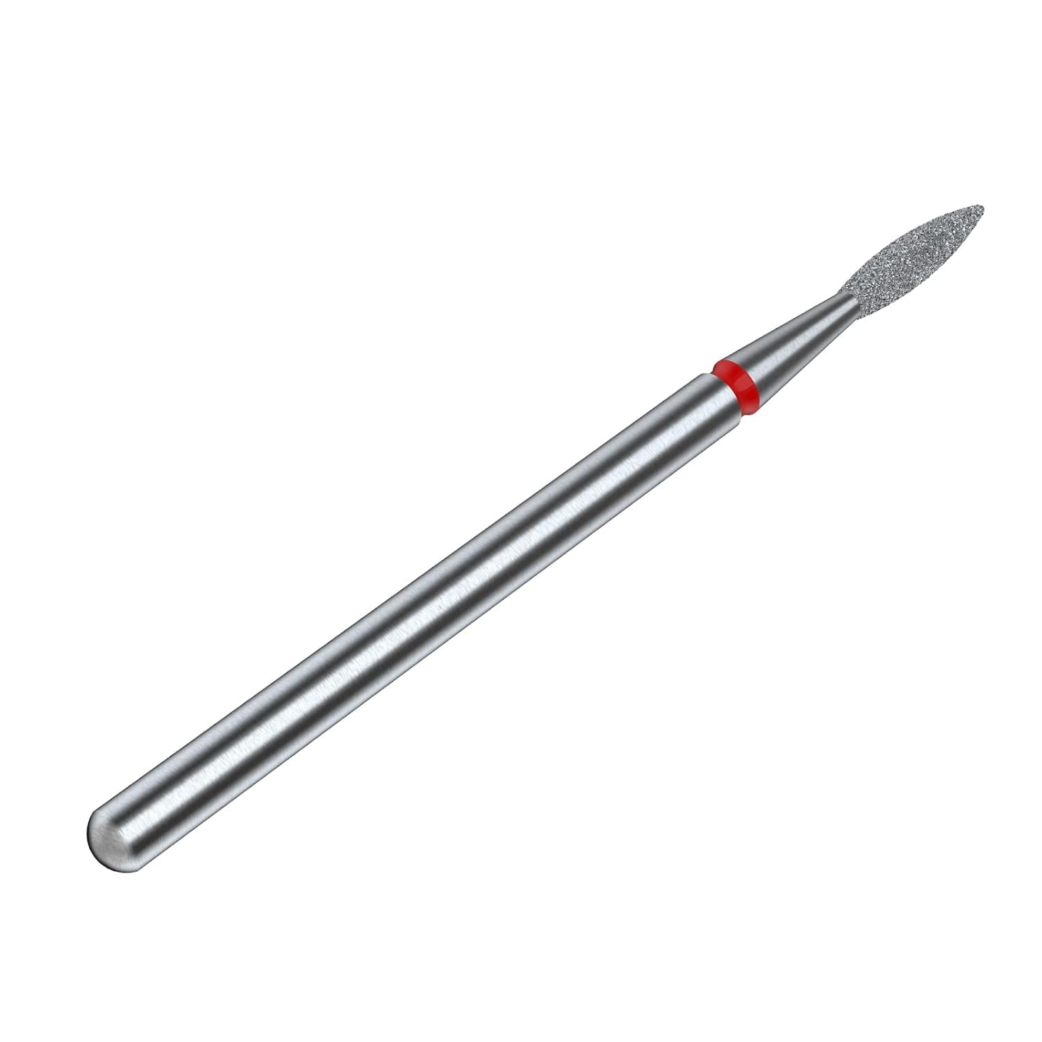 STALEKS PRO Expert Diamond Nail Drill Bit (Pointed Flame, Red, 1.8mm Head / 8mm WP) – Soft Abrasiveness for Delicate Cuticle & Sidewall Processing in Hardware Manicure/Pedicure-image-15