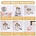 Candle Making Kits for Adults, Candle Making Supplies Accessory for Kid Beginner, DIY Scented Candle with Beeswax, Essential Oil, Wicks, Wax Melting Pot, Moulds, Candle Jars, Dye, Make Your Own Candle