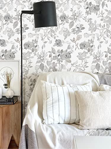 Flower Wallpaper Peel And Stick Wallpaper Floral Contact Paper For Cabinets Self Adhesive Removable Wallpaper For Bedroom Contact Paper For Walls Drawers Waterproof Pink Watercolor Rolls17.3”×78.7” #TOP1