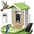 Billber Bird Feeder with Camera - Outdoor Smart High-Definition Hummingbird Feeder, Solar Panel & Night Vision, Real-Time View & Instant Alerts, Good Ideal for Bird Watching