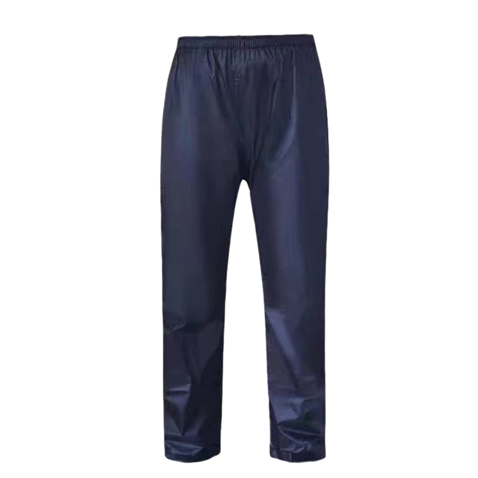 Pantalon de pluie pour moto - Pantalon de pluie jaune - Pantalon de cyclisme - Imperméable - Doublure - Pantalon long - Pantalon doublé - Protection contre la pluie à enfiler - Imperméable