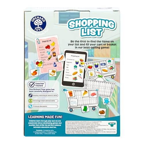 Juego de Mesa Shopping List Orchard Toys Memory 3-7 años miniatura 4