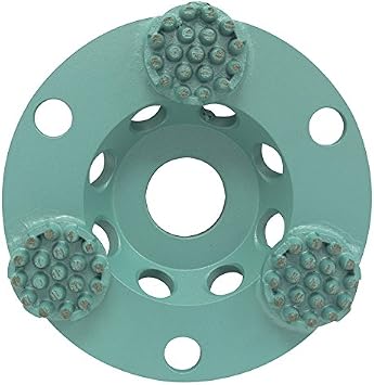 Pearl Abrasive P4 PB04G Button Cup Wheel for Concrete and Natural Stone 4 x 5/8-11