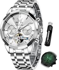 G6619: Silver band & White dial