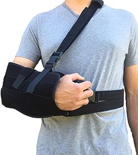Alpha Medical Arm Sling, Shoulder Immobilizer with Abduction Pillow, Post-Op Shoulder Arm Brace