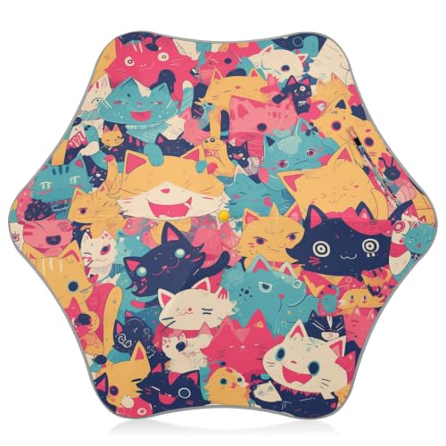 Parapluie pliant pour enfants réfléchissant trajet école