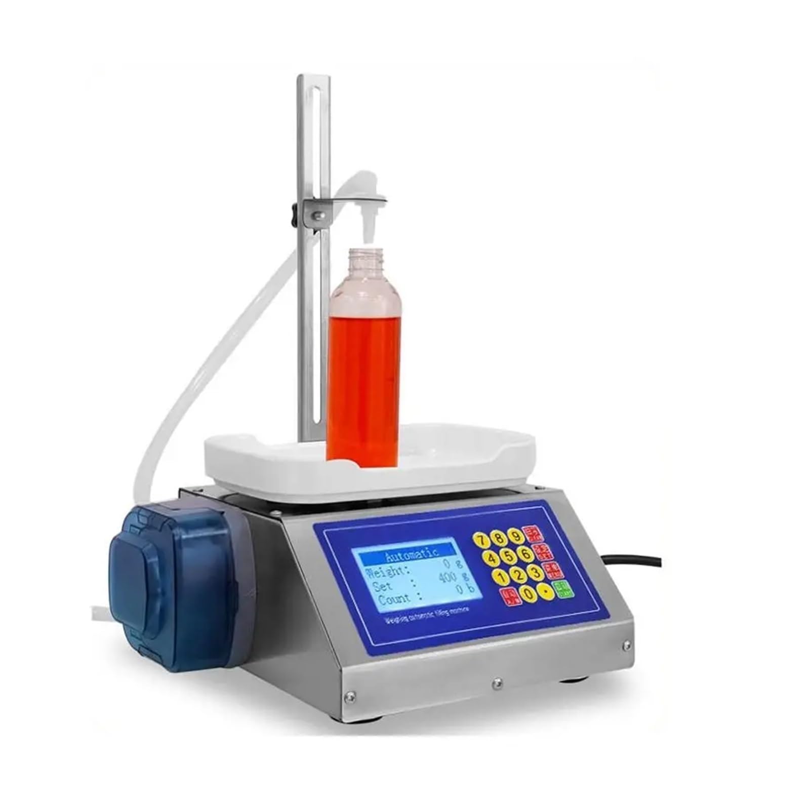 Máquina de llenado, Máquina llenadora CSY1200 con bomba peristáltica, llenadora de aceite, pesaje cuantitativo, líquido, esencia, esmalte de uñas, aceite de oliva, aceite aromático.