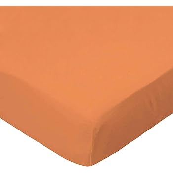burnt orange crib sheet