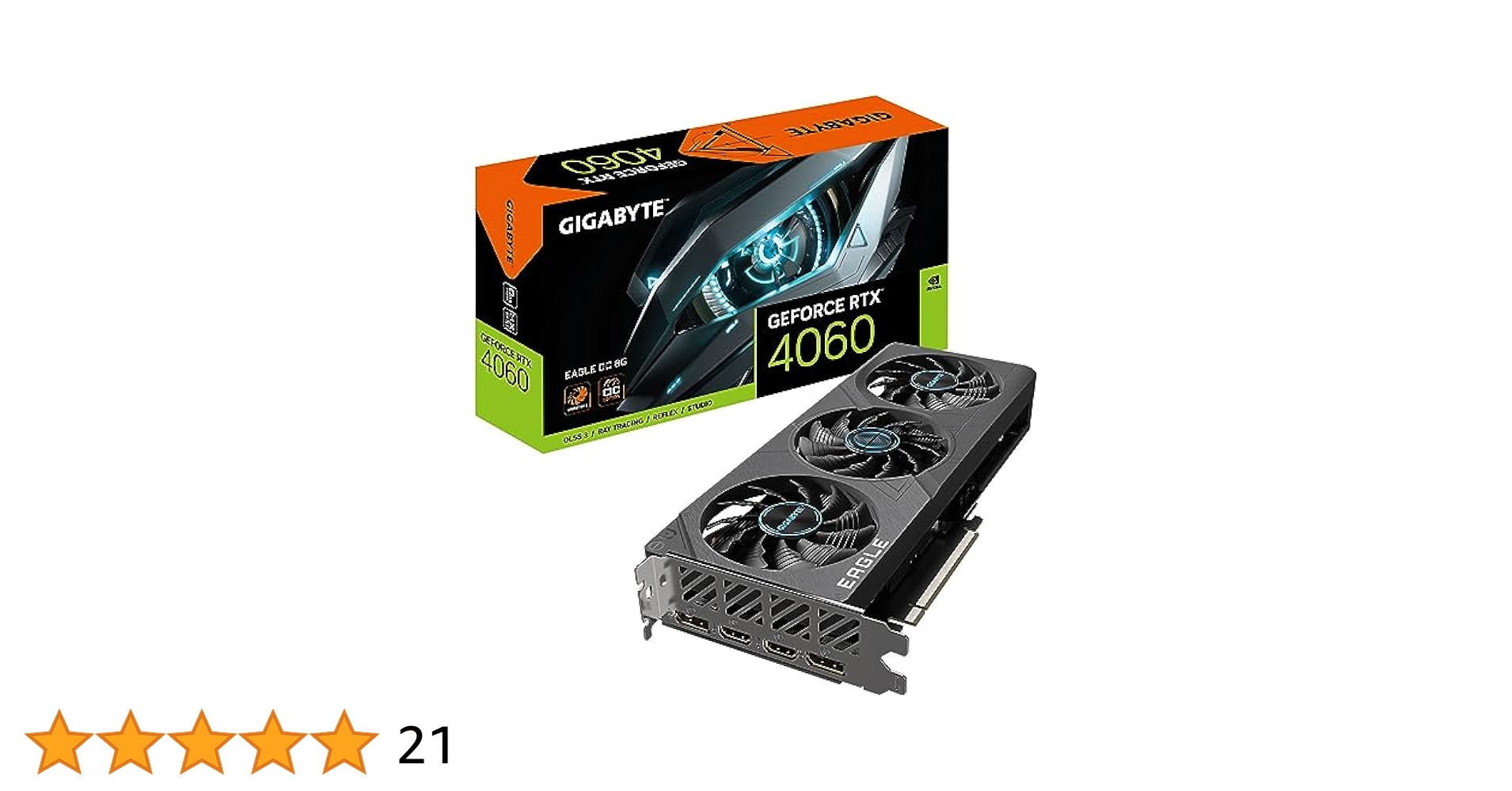 Amazon | GIGABYTE RTX 4060 EAGLE OC-8GD | GIGABYTE
