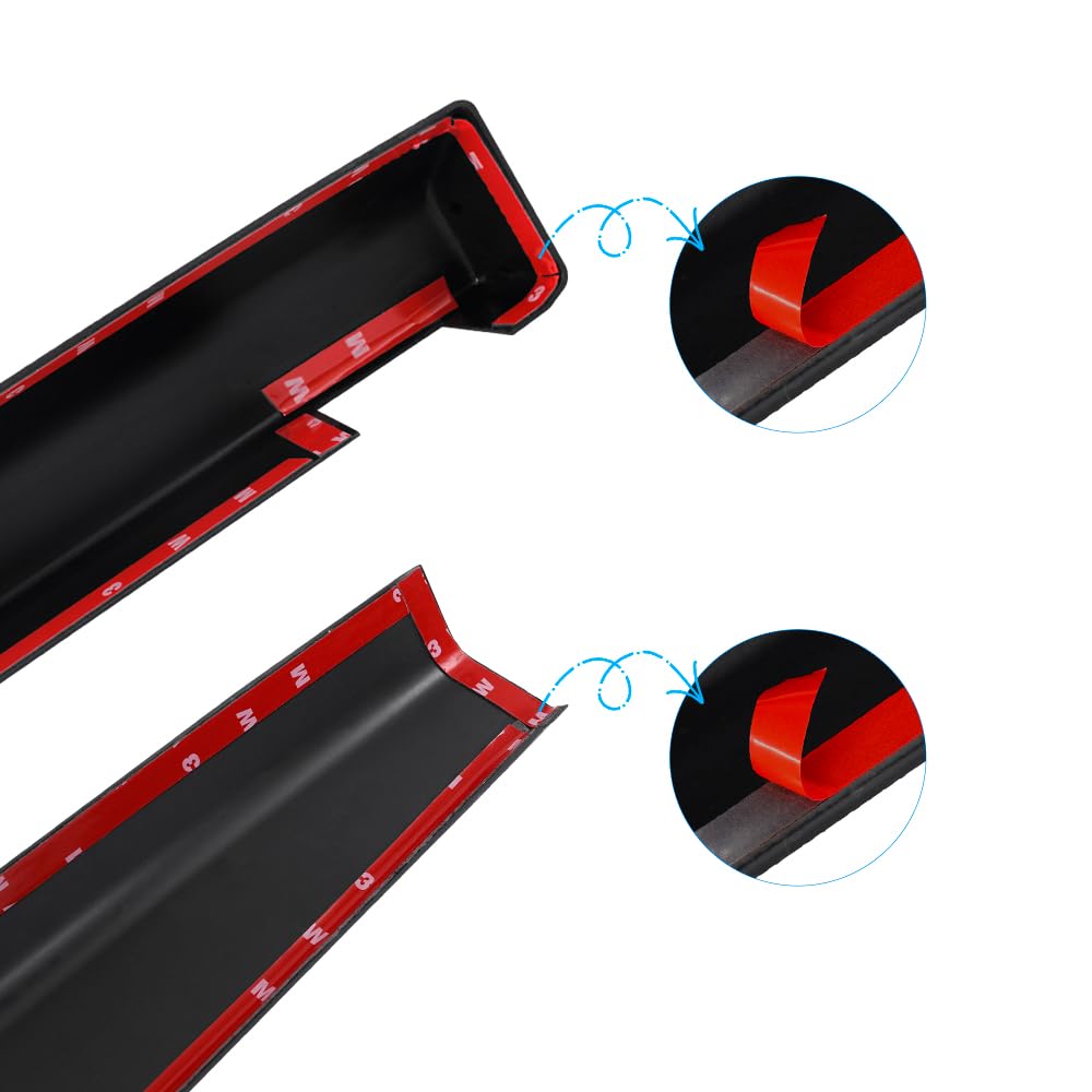 Kit Protezione 3 Pezzi per Toyota Hilux 2016-2020 (Active Lounge) e 2021-2026 (Active) Doppia Cabina, Copribordo Portellone e Rotaie Laterali LLDPE Heavy Duty - Nero Opaco (Solo per Cassone Aperto)