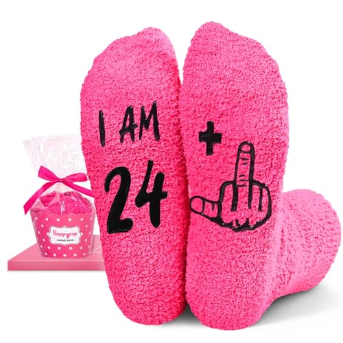 HAPPYPOP 25th Birthday Gifts Ideas - Socks for 25 Year Olds, Best for 25 Year Old Woman