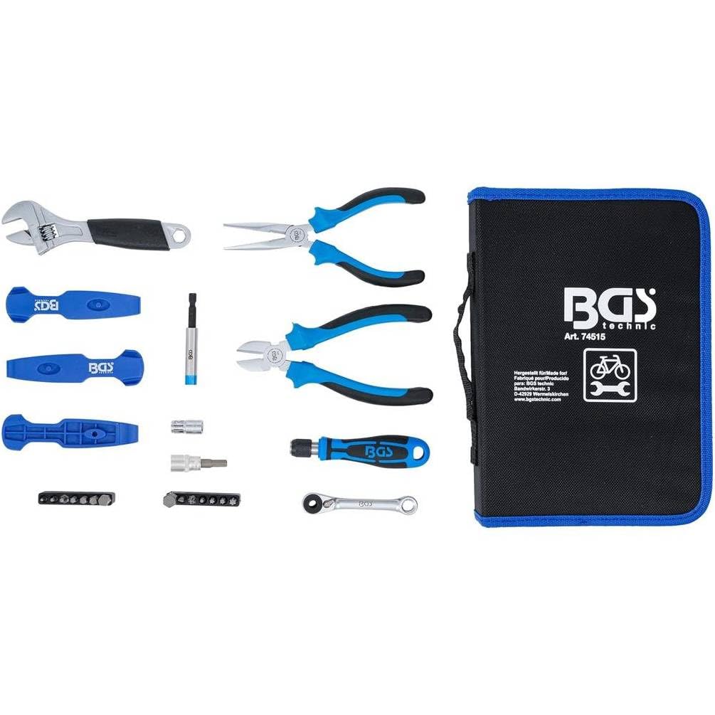 Juego de herramientas para bicicletas, 26 unidades, kit completo y versátil, reparaciones fáciles y rápidas - D-Work
