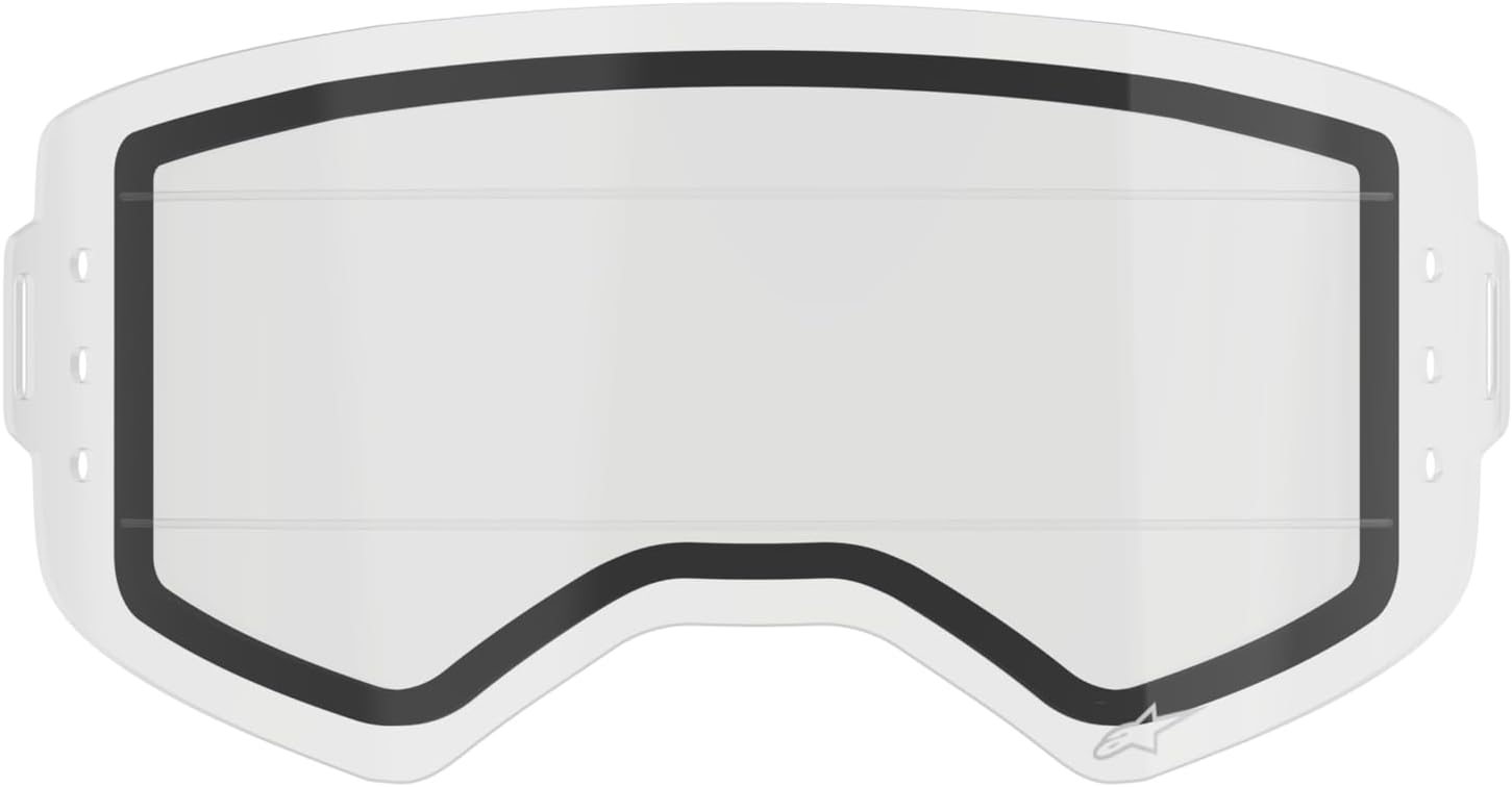 Alpinestars Supertech Goggle Replacment Double Pane Vented Lens (Clear)