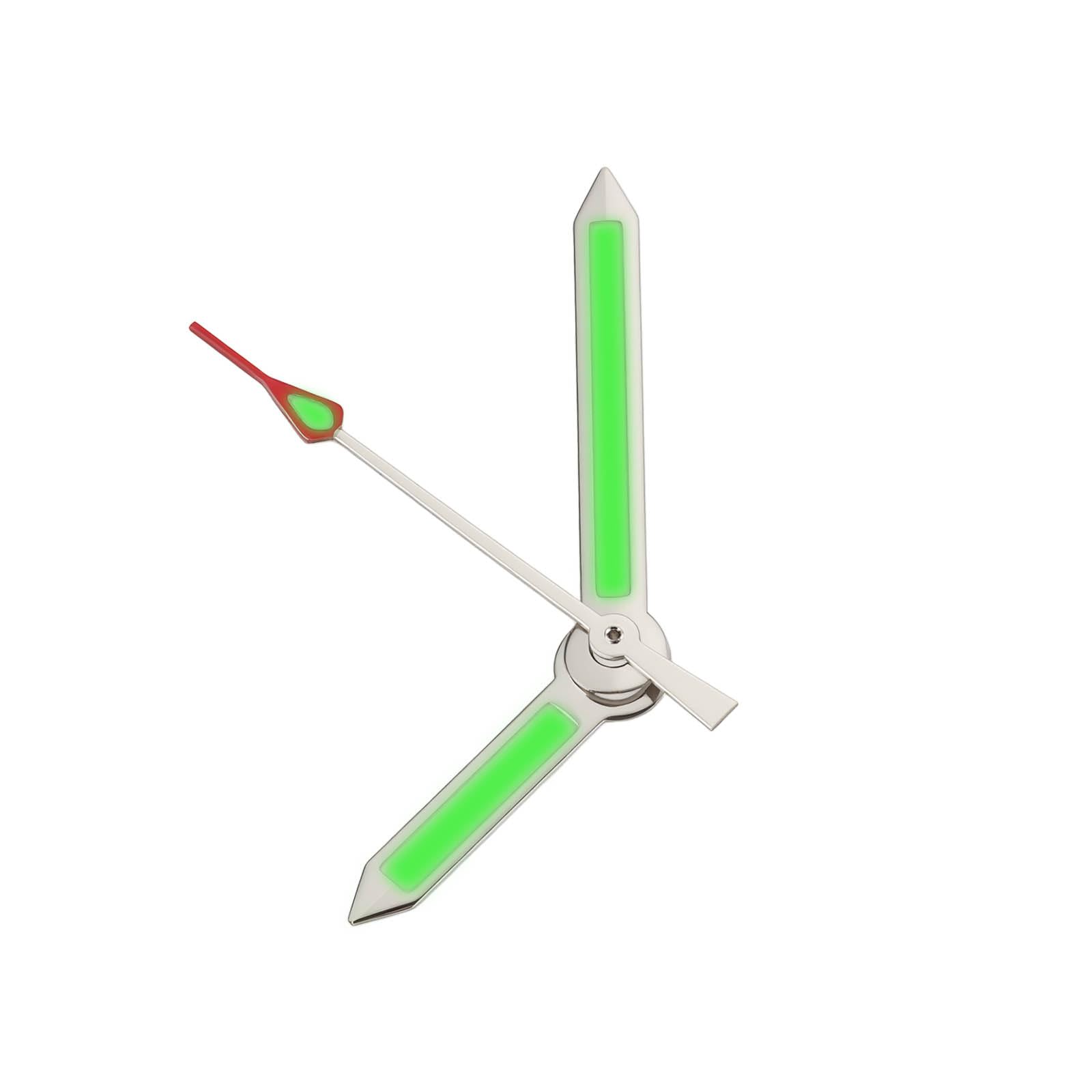 Briny River Watch Hands Kit with Luminous Watch Pointer 3 Pins for NH35A NH36A Movement