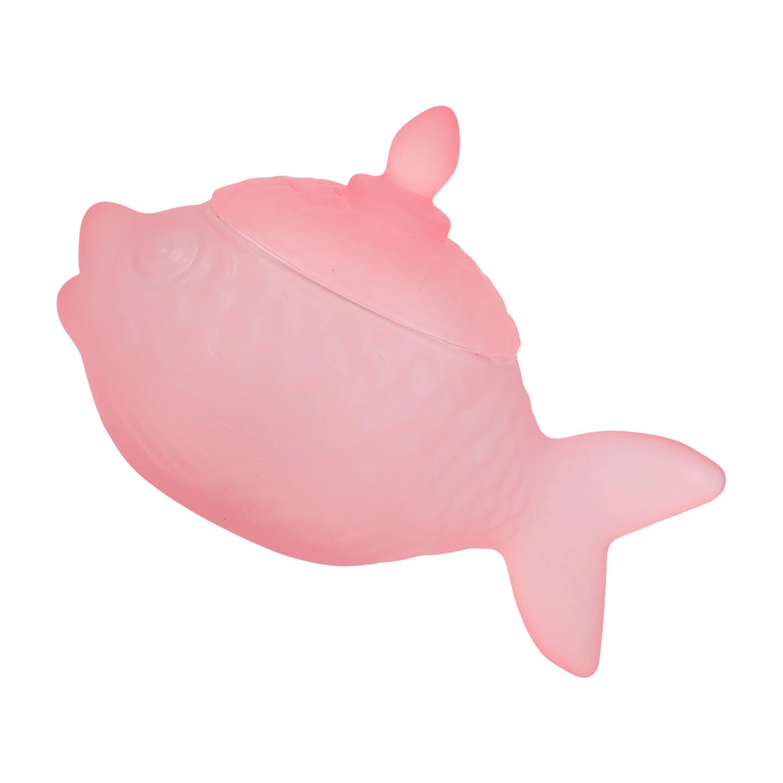 Msioytog Delicate Fish Themed Glass Jar with Tight Seal Suitable for Storing Sweets Seasonings or Offices Supplies 16cm Size Tiny Treat Organizers Jar