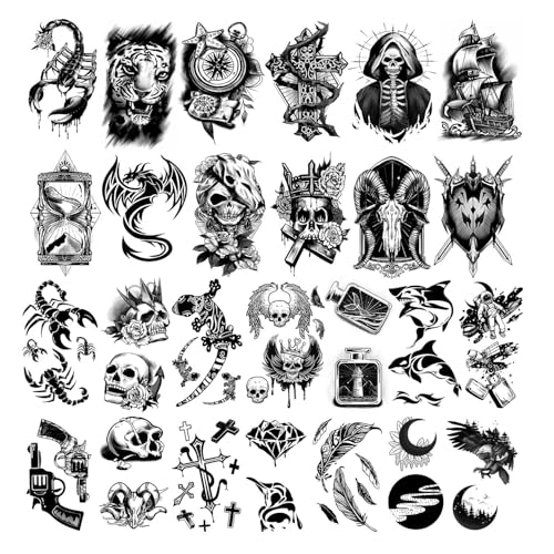 Leesgel 112 Blätt Temporäre Tattoos Erwachsene...