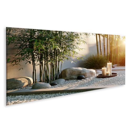 Impression sur toile paysage panorama grand format : Décoration murale salon zen