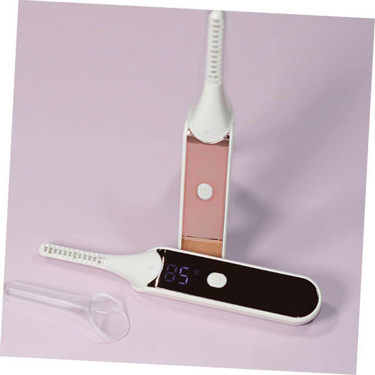Beaupretty Lot de 2 Recourbe-cils Électriques Élégants Rechargeables 4 Réglages de Chaleur Faciles à Utiliser pour Des Cils Naturels Ultra-frisés