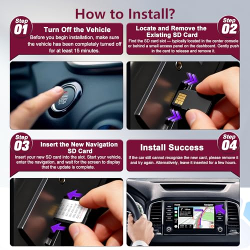 Image of Navigation SD Card for Mazda - Compatible with Mazda CX-5(2021-23), CX-30(2021-23), 3 (2021-23), CX-9(2021-23), CX-50(2022-24), MX-30(2022-23) | Model TD2K66EZ1B | GPS Map Update for USA /CAN /MEX