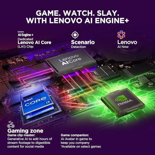 Image of Lenovo LOQ 2025 Intel Core i7-14700HX| NVIDIA RTX 5060 8GB (32GB RAM /1TB SSD /144Hz Refresh Rate /572 AI TOPS /15.6 inch (39.6cm) /Windows 11 /Office 2024 /3 Mon. Game Pass /Grey /2.4Kg), 83JE00T3IN
