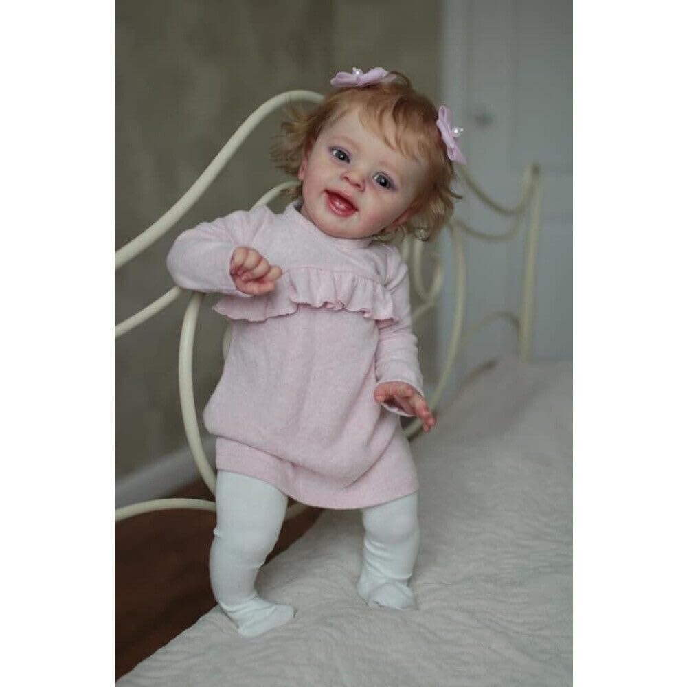 Amazon.co.jp: Meeler リボーンドール 60cmリアルな 笑顔赤ちゃん人形