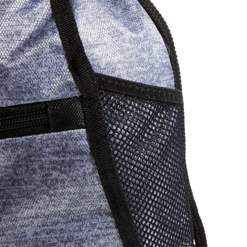 Image of adidas Unisex Alliance II Sackpack, Jersey Grey /Semi Solar Slime /Black, ONE SIZE